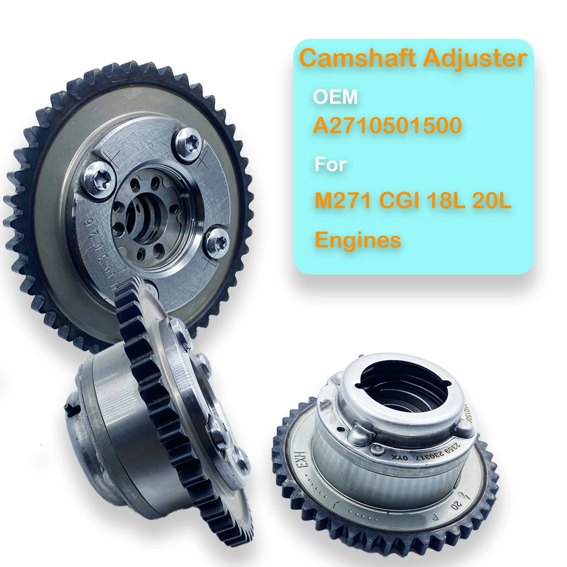 Camshaft Adjuster VVT Gears for M271 CGI 18L & 20L Engine - Precision Timing Components for Smooth Engine Operation - OEM ALI-1601588068557