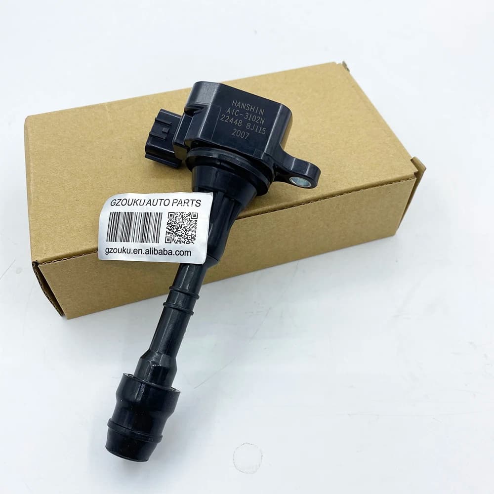 Ignition Coil Compatible with Nissan 350Z, Skyline, Stage A, QX4, VQ35DE - 22448-8J115/224488J115 - OEM 22448-8J115/224488J115