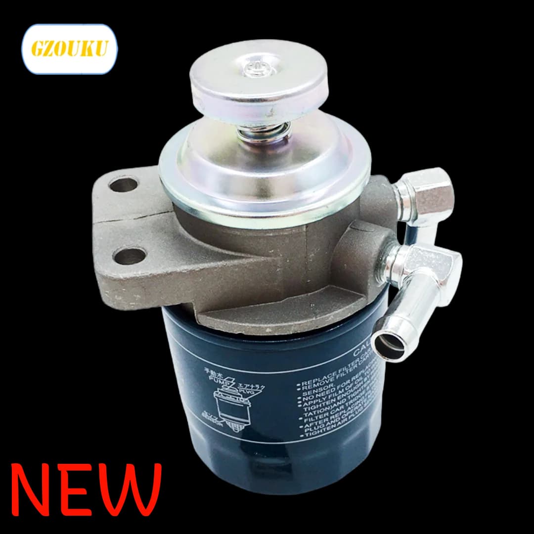 High-Quality GZOUKU Diesel Fuel Filter Primer Pump for Santa Car OE 8972875181 - Steel Filter Base - OEM 8972875181