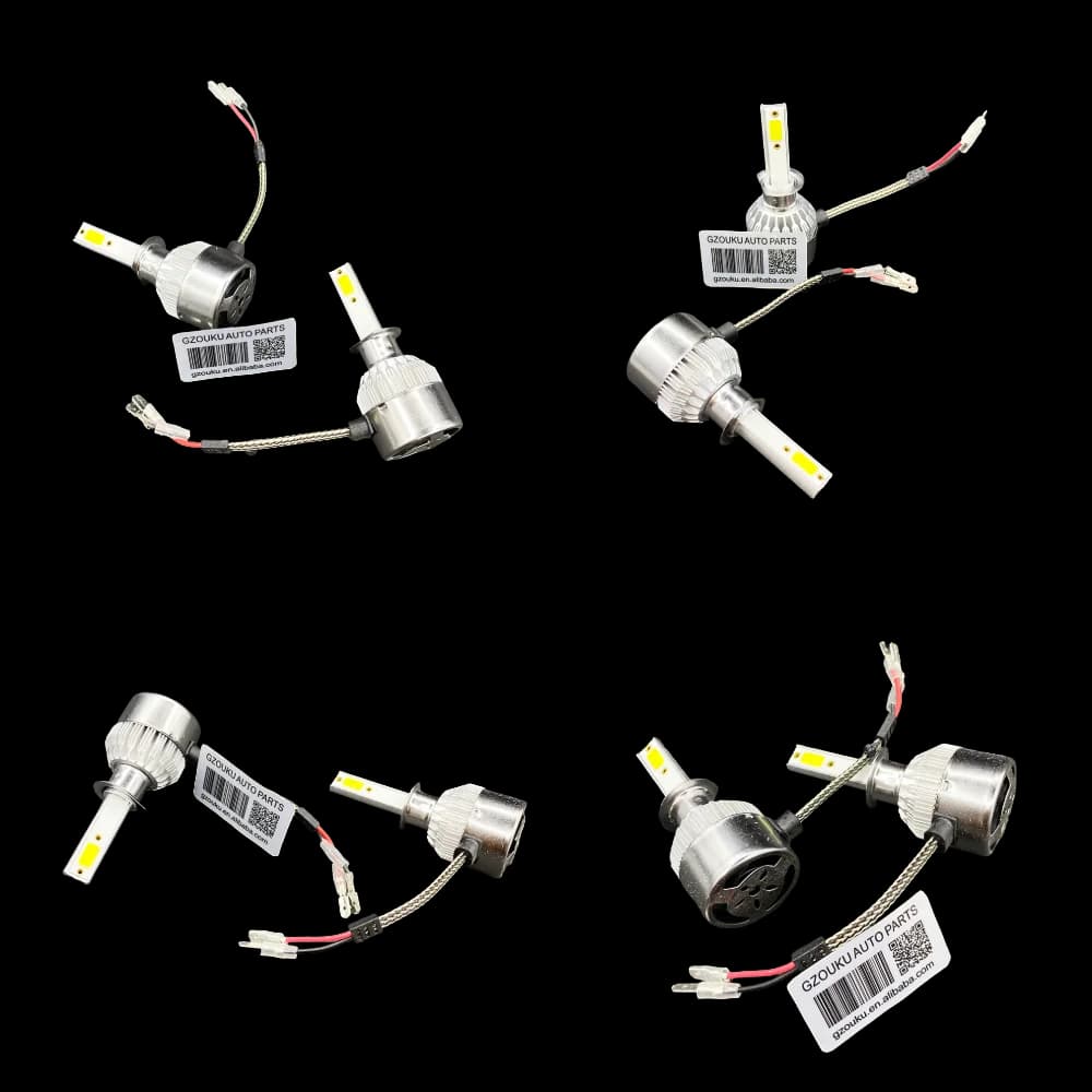 High Performance H1 LED Headlight with 400W Power Output - Canbus Compatible Universal Fitment - Super Bright LED Headlight Upgrade Kit - OEM ALI-1601642237126