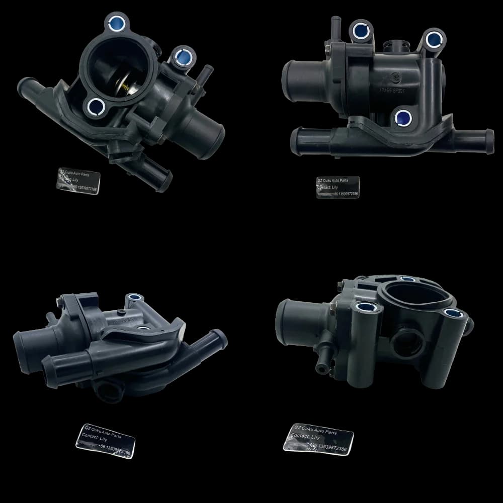 High Performance Engine Thermostat Housing Kit - Ford Escape/Focus/Tribute 2000-2004 Models - YF09-15-176B/YF0915176B/YF09-15-176A/YS4z-8592-BD - OEM YF09-15-176B