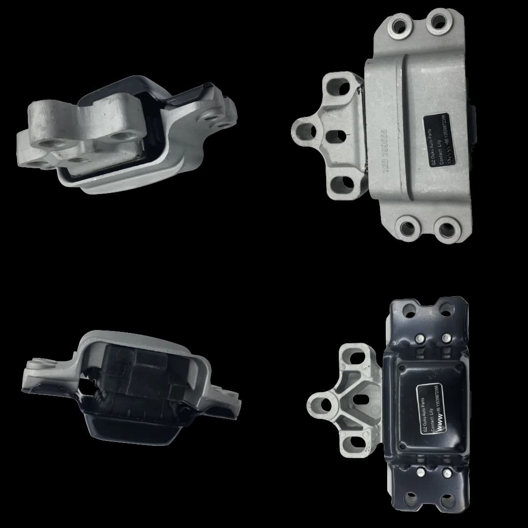 1K0199555Q Transmission Mount - Left Side Standard Transmission Mounting Kit - Auto Parts - OEM 1K0199555Q