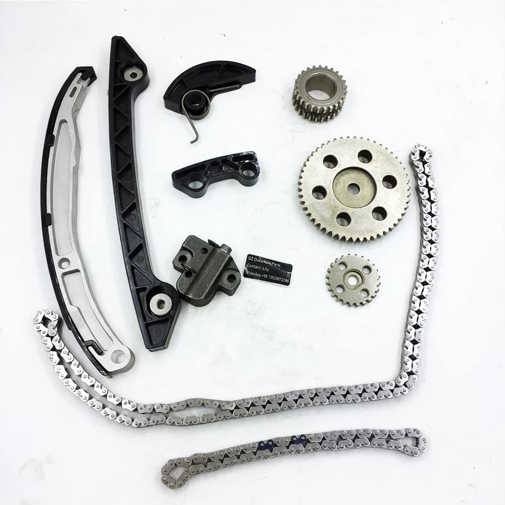 For L3/M6 2.3L Engine Timing Chain Kit - Complete Set with L305-12-201, L305-14-151, LF01-12-500, L305-12-614, L305-12-671, L321-14-614, L321-14-500 - OEM L305-12-201, L305-14-151, LF01-12-500, L305-12-614, L305-12-671, L321-14-614, L321-14-500