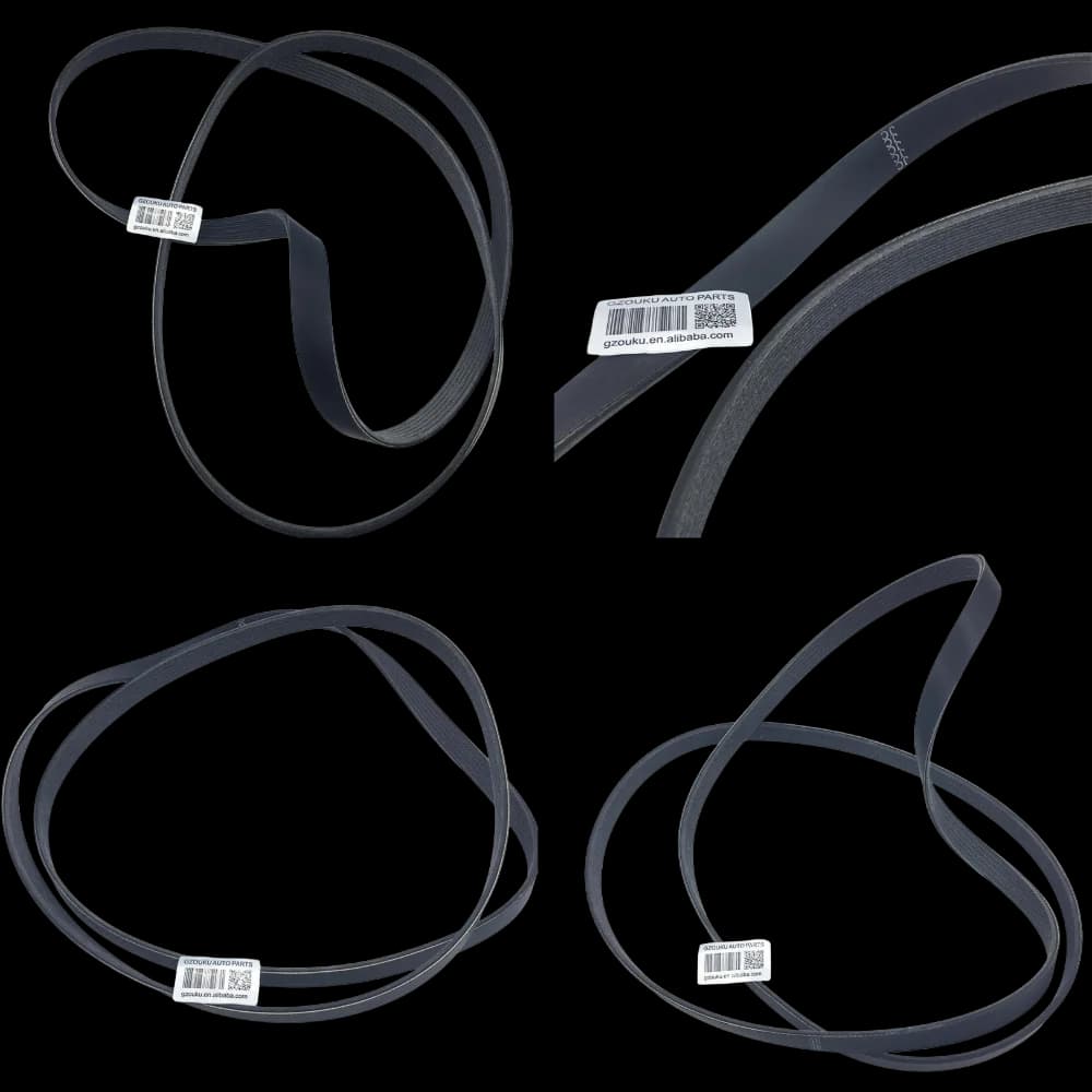 Timing Belt V-Ribbed Belt 90916-02360 / 90916-02231 Compatible with Toyota Land Cruiser RAV4 Crown Royal Tundra Engine Timing System - OEM 90916-02360, 90916-02231