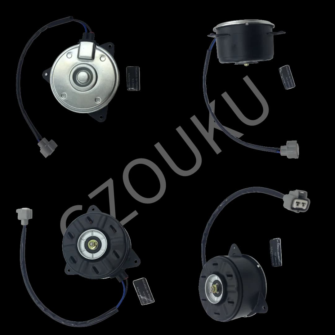 AC Radiator Cooling Fan Motor Replacement - Fits Multiple Vehicles - OEM Numbers 168000-9350, 16363-50090, 168000-9480, 17100-68P00 & 1680009480 - OEM 168000-9350