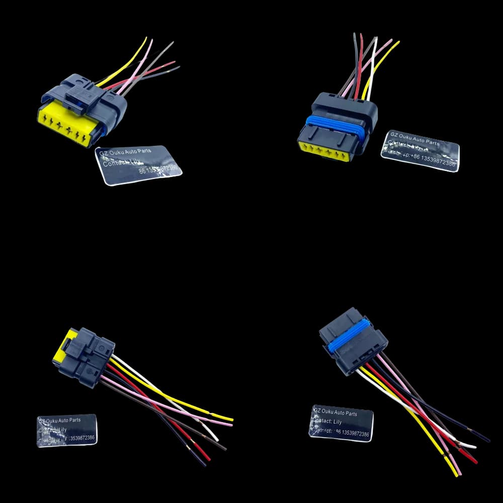 High Quality 6-Pin Fuel Pump Electrical Connector Assembly - OEM Standard Interface for Fuel Sender Applications | Model SQ-1100 - OEM SQ-1100