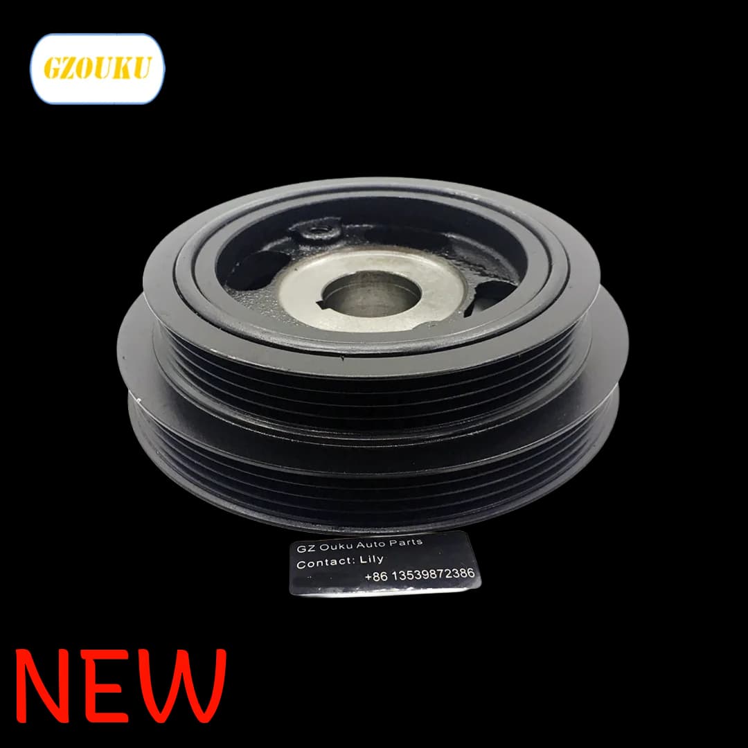 High Quality GZOUKU New Crankshaft Belt Pulley 12610-80A01 - 1 Year Warranty - Fit for Toyota Corolla, Camry, and More - OEM 12610-80A01