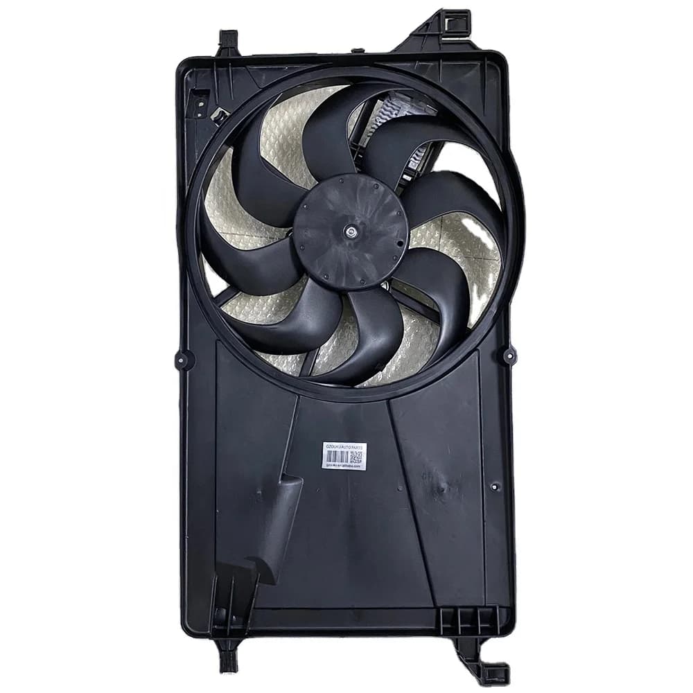 Radiator Fan Assembly & Cooling System Component for Ford Focus C-Max - Complete Cooling Fan Unit with L33X-15-025F, 5M5H-8C607-AD, 5M5H8C607AA, 5M5H-8C607A Models - OEM L33X-15-025F, 5M5H-8C607-AD, 5M5H8C607AA, 5M5H-8C607A