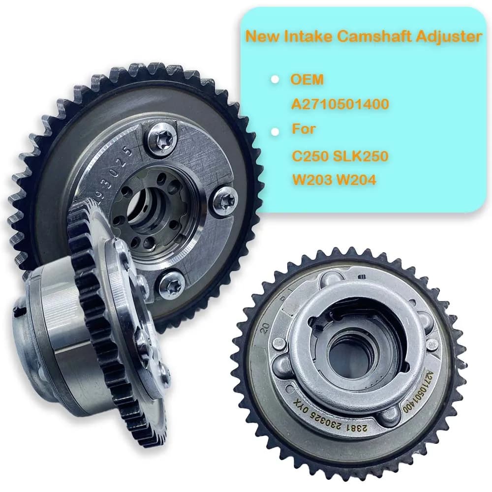 Brand New Intake Camshaft Adjuster for Mercedes-Benz W203, W204, C250, SLK250 1.8L Engine - A2710501400 OEM Part - OEM A2710501400
