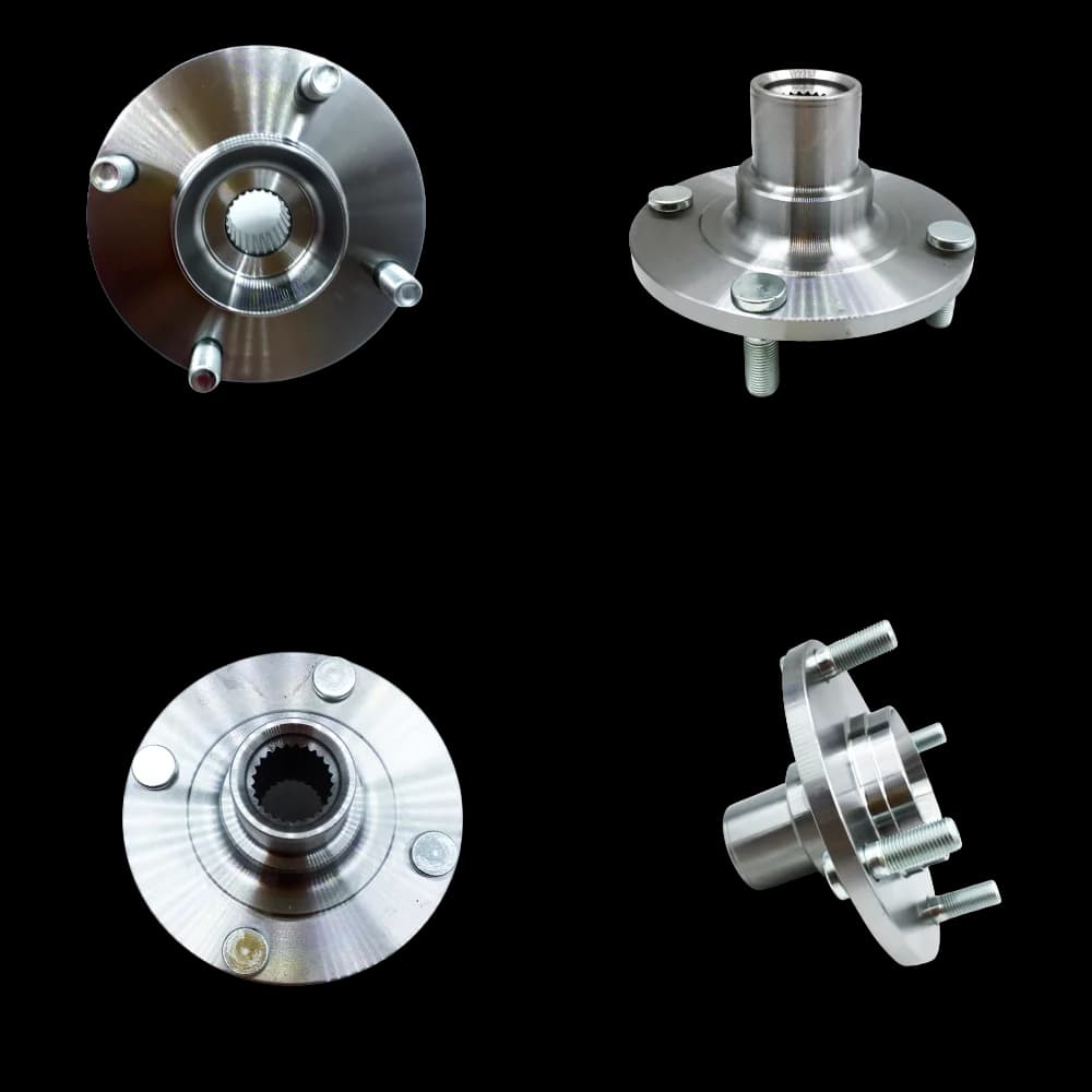 Rear Wheel Hub Assembly & Wheel Bearing Kit - Premium Quality Automotive Hub Unit Replacement - OEM 40202-4M405, 40202-4M400, 43502-32080, 512212, 512338