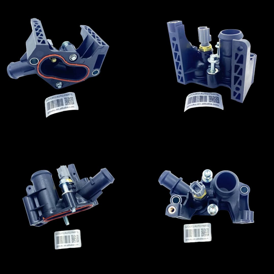 Premium New Original Equipment Thermostat Housing 7M5G8K556AC 7M5G-8K556-AC 1531004 Compatible Ford B-Max C-Max Focus Models - High-Quality Replacement with 1-Year Warranty - OEM 7M5G8K556AC