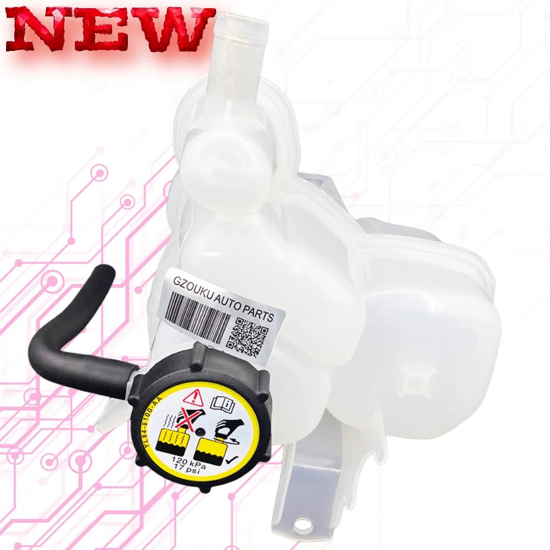 High-Quality Expansion Water Tank with Cap - 1L8Z8A080BB, YL84-8100-AA, 1L8Z-8A080-AB, 1L8Z-8A080-BB - Replacement Coolant Tank for Your Vehicle - OEM 1L8Z8A080BB, YL84-8100-AA, 1L8Z-8A080-AB, 1L8Z-8A080-BB