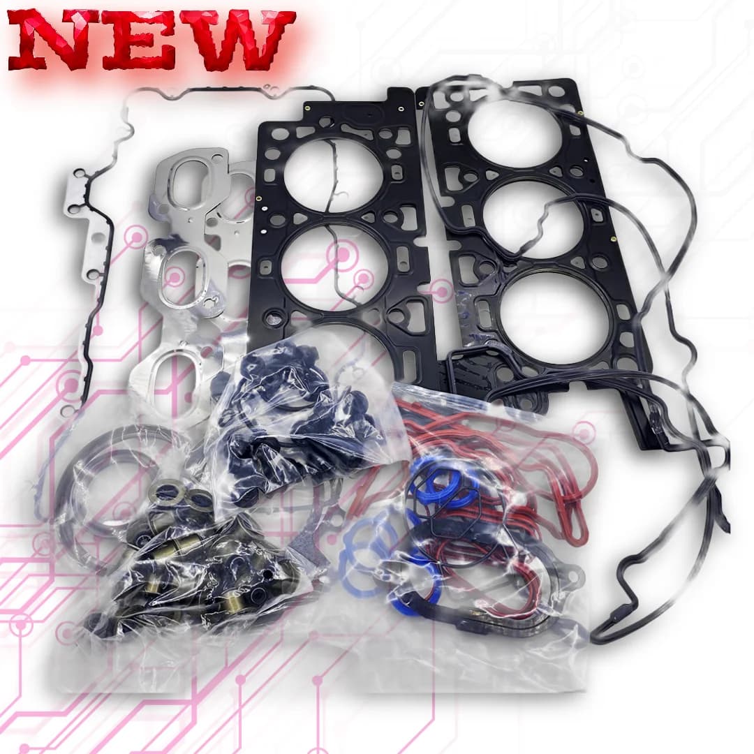 Engine Full Gasket Set AJ03-10-SF0 6LBZ 6079 for Escape 3.0 Maverick Mondeo Tribute 3.0 - Complete Engine Sealing Solution - OEM AJ03-10-SF0 6LBZ 6079