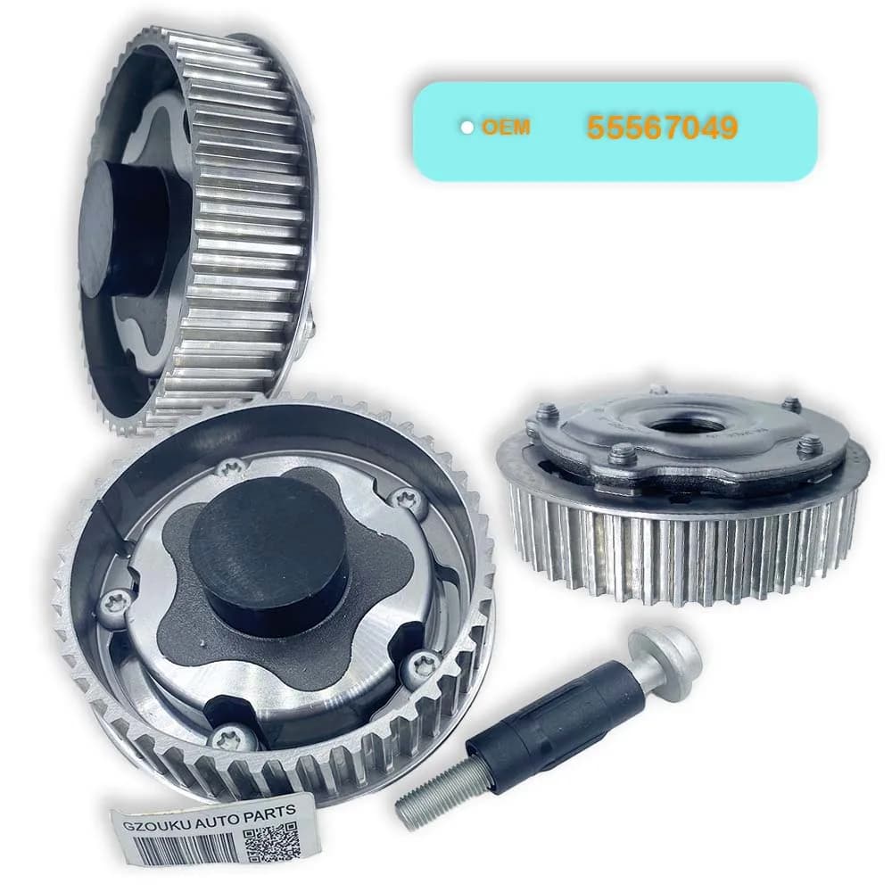 55567049 OEM Intake & Exhaust Engine Timing Camshaft Cam Gear for Aveo, Cruze, Sonic, Vauxhall Astra - 1.6L & 1.8L Z16XER & Z18XER - OEM 55567049