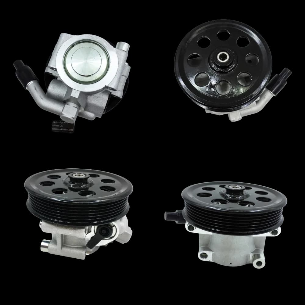 Power Steering Pump BC3Z3A696A - Hydraulic Steering Pump Assembly Replacement Kit | Universal Fitment | High Performance Power Steering Pump Component - OEM BC3Z3A696A