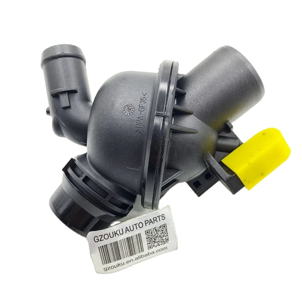 New Plastic Engine Coolant Thermostat Housing for BMW F01 F02 F10 528i 3.0L L6 - 97C - 11537580627 - OEM 11537580627