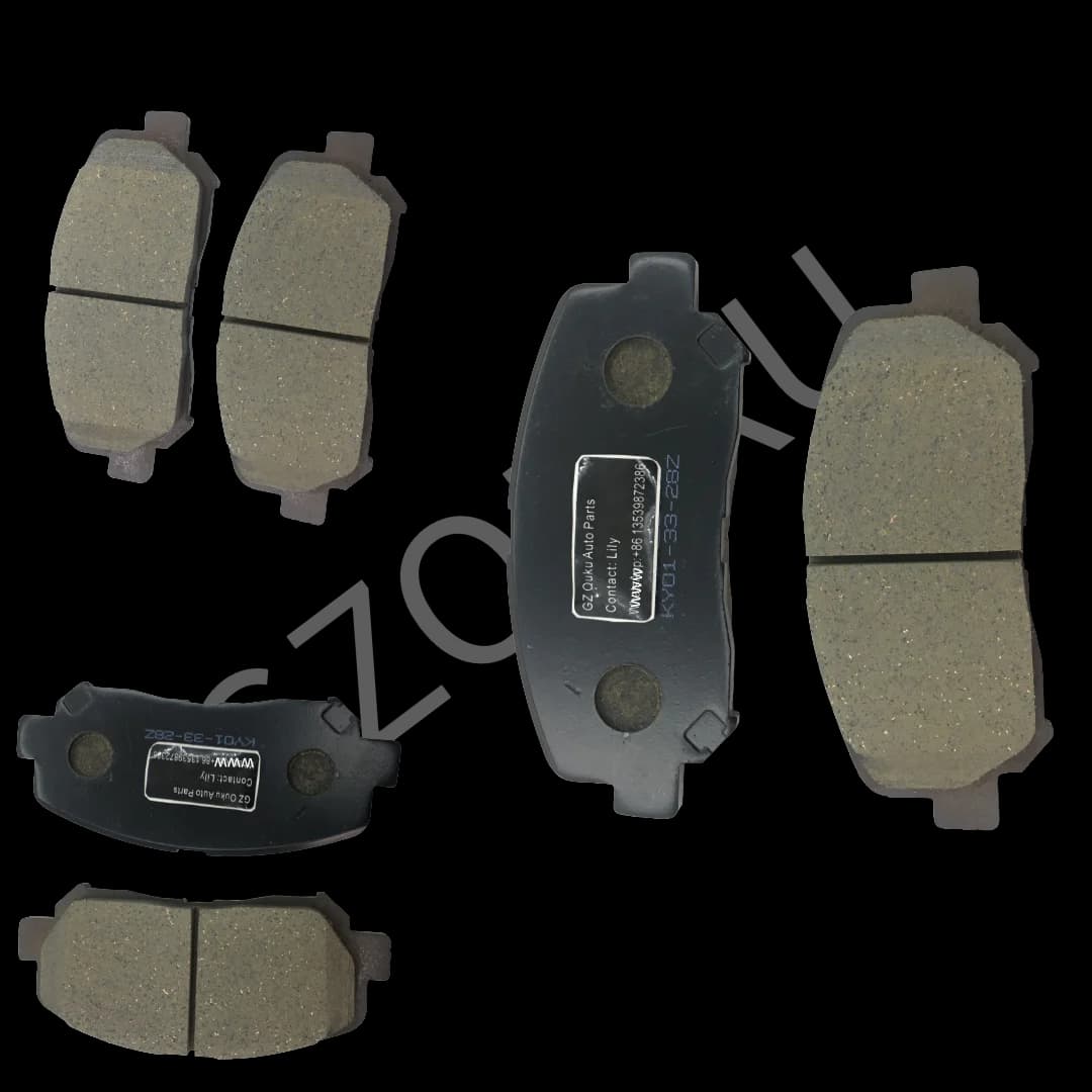 Premium Front Caliper Brake Pad Set - OE Replacement K0Y13328ZB Genuine GENUINE SUBSET FOR FRONT CALIPERS - High Performance OE Compatible Brake Pads - OEM K0Y13328ZB