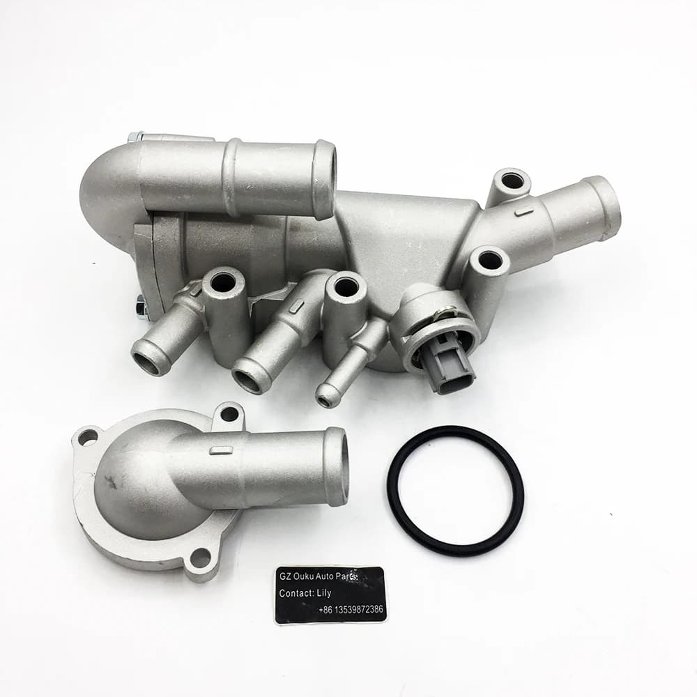 Thermostat Housing for Ford Fiesta - 2S6G8A586B1A/256g-5a586-b1a/2S6G-8B586/2S6G-8A586/2S6G8A586D1C/XS6E8A586AG/XS6E8A586AL/1337823 - OEM 2S6G8A586B1A/256g-5a586-b1a/2S6G-8B586/2S6G-8A586/2S6G8A586D1C/XS6E8A586AG/XS6E8A586AL/1337823