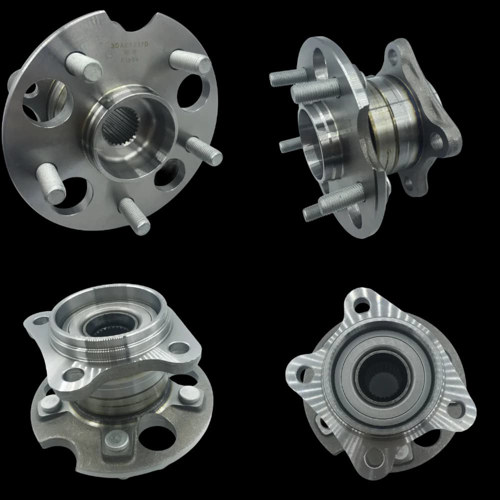 Estima ACR55 2006-2008 Front & Rear Wheel Hub Assembly - Auto Hub Bearing Replacement Kit 4241028030/42410-28030/4241028040 - OEM 4241028030, 42410-28030, 4241028040